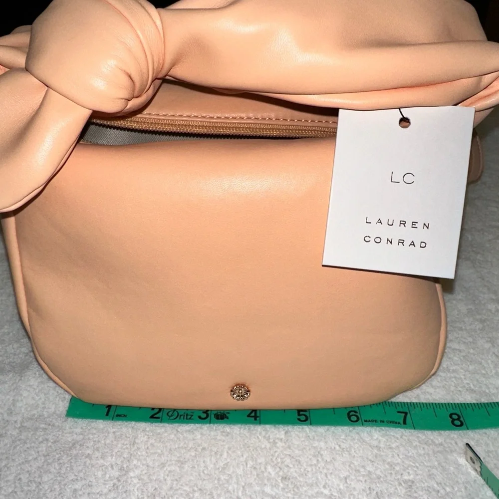 NWT LC Lauren Conrad Top Handle Bow Crossbody Bag